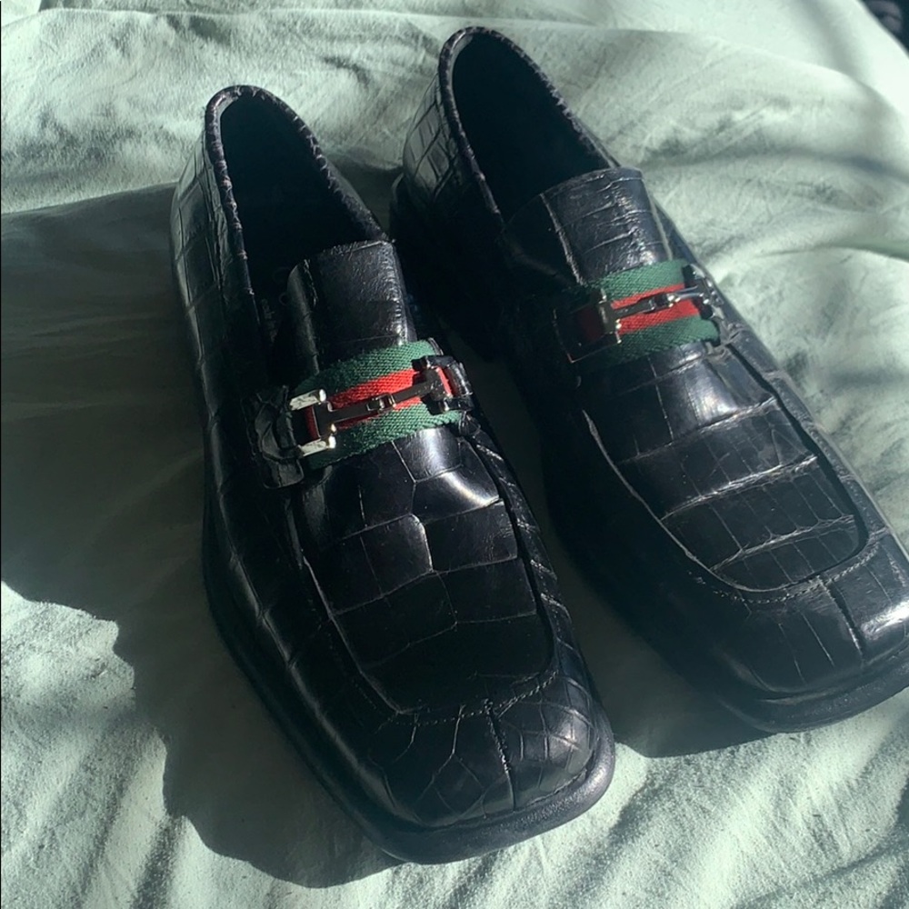 Gucci Crocodile Men’s Dress Shoe